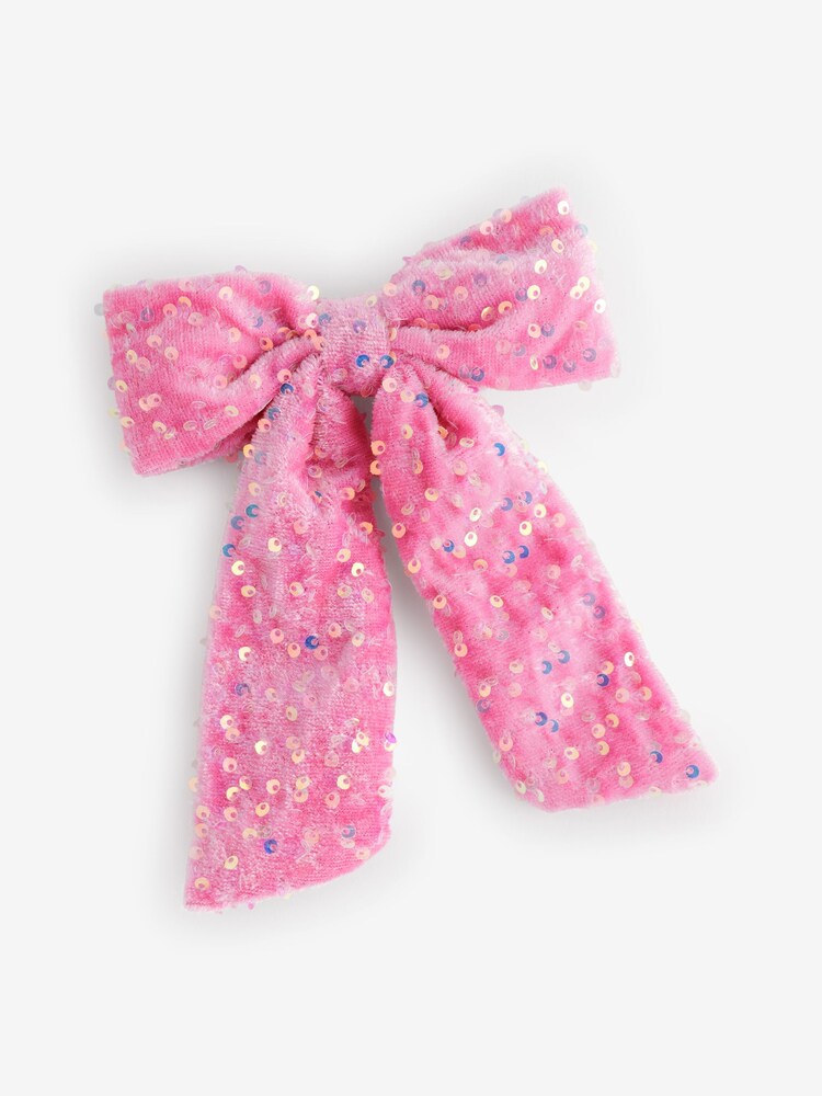 Multi Sequin Long Bow Clip - Image 1 of 2