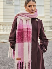 Lipsy Super Soft Check Brushed Scarf - Изображение 4 из 4