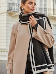 Lipsy Cosy Monochrome Reversible Scarf - Изображение 4 из 4