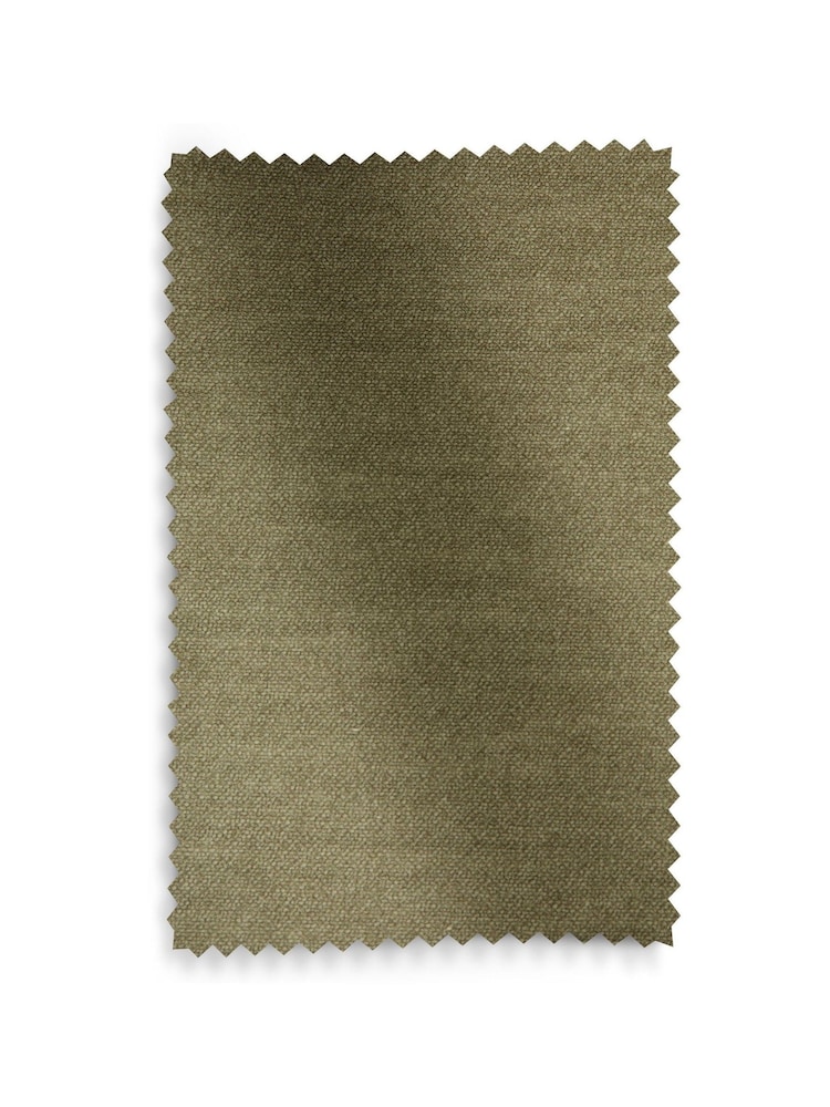 Set of 2 Relaxed Chenille Olive Green Bryer Dining Chairs - Image 9 of 9