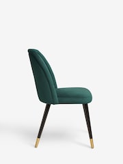Set of 2 Soft Velvet Juniper Anja Dining Chairs - Image 5 of 9