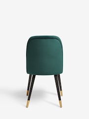 Set of 2 Soft Velvet Juniper Anja Dining Chairs - Image 6 of 9