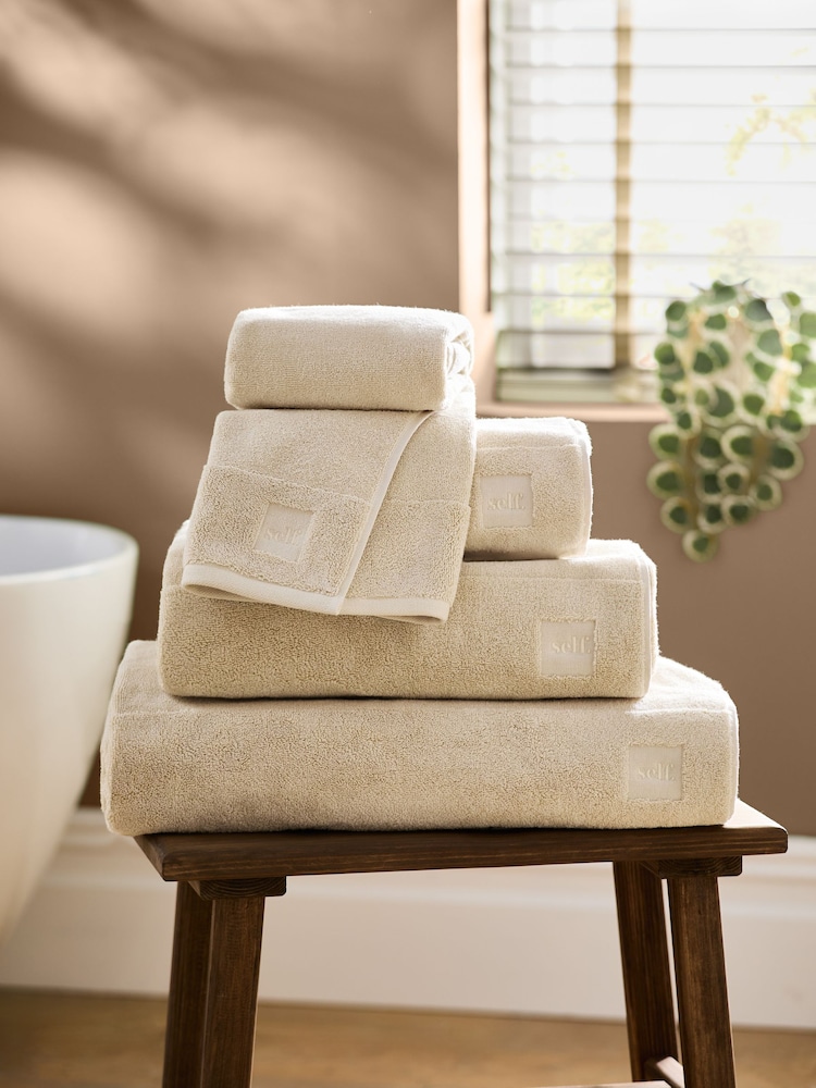 self. Natural Supersoft Towel 100% Cotton - Image 1 of 2