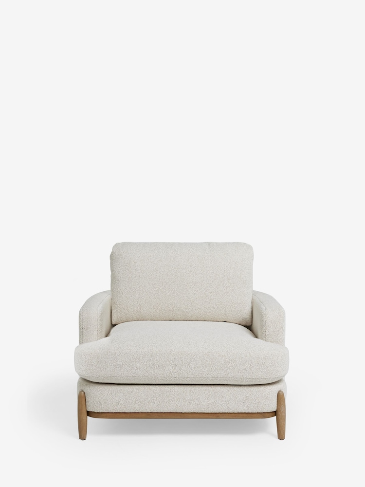 Buy Casual Boucle Light Natural Ellison Snuggle Chair from Next