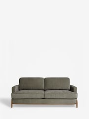 Fine Chenille Sage Green Ellison 3 Seater Sofa - Image 5 of 9