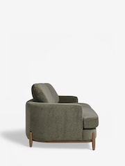 Fine Chenille Sage Green Ellison 3 Seater Sofa - Image 6 of 9
