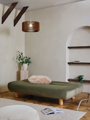 Soft Velvet Sage Green Otis Sofa Bed - Image 2 of 11