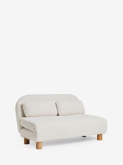 Casual Boucle Light Natural Palma Double Sofa Bed - Image 7 of 12