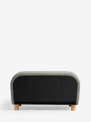 Brushed Weave Light Warm Grey Palma Double Sofa Bed - Image 10 of 11