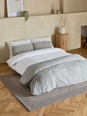 Brushed Weave Light Warm Grey Palma Double Sofa Bed - Image 3 of 11