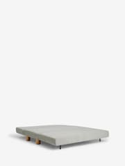 Brushed Weave Light Warm Grey Palma Double Sofa Bed - Image 9 of 11