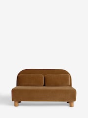 Relaxed Chenille Toffee Brown Palma Double Sofa Bed - Image 5 of 11