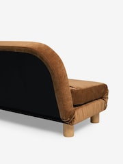 Relaxed Chenille Toffee Brown Palma Double Sofa Bed - Image 9 of 11