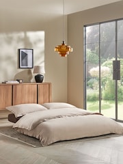 Soft Velvet Chocolate Brown Palma Double Sofa Bed - Image 3 of 11