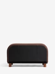 Soft Velvet Chocolate Brown Palma Double Sofa Bed - Image 9 of 11