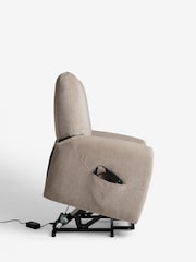 Fine Chenille Mink Brown Jaxon Riser Recliner Armchair - Image 12 of 15