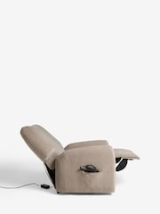 Fine Chenille Mink Brown Jaxon Riser Recliner Armchair - Image 13 of 15