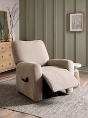 Fine Chenille Mink Brown Jaxon Riser Recliner Armchair - Image 2 of 15