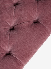 Fine Chenille Mulberry Purple Albury Large Footstool - Image 12 of 14