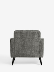 Chunky Chenille Dark Grey Mila Chair Armchair - Image 7 of 10