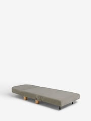 Brushed Weave Light Warm Grey Palma Single Sofa Bed - Image 11 of 12