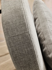 Brushed Weave Light Warm Grey Palma Single Sofa Bed - Image 7 of 12