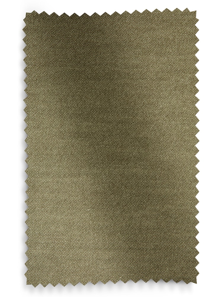 Relaxed Chenille Olive Green Palma Single Sofa Bed - Image 11 of 11