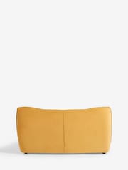 Soft Velvet Ochre Yellow Lucca 2 Seater Sofa - Image 7 of 8