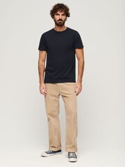 Superdry Blue Crew Neck Slub Short Sleeved T-Shirt - Image 2 of 3
