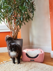 Pink Corduroy Cat Bed - Image 4 of 10