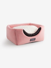 Pink Corduroy Cat Bed - Image 6 of 10