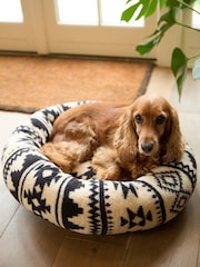 Navy Borg Round Pet Bed - Image 2 of 5
