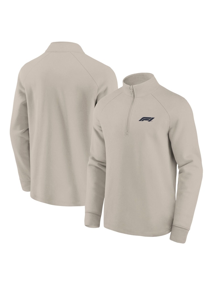 Fanatics Formula 1 Quarter Zip Brown Top - Image 1 of 3