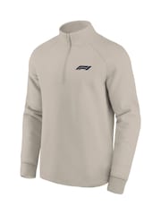 Fanatics Formula 1 Quarter Zip Brown Top - Image 2 of 3