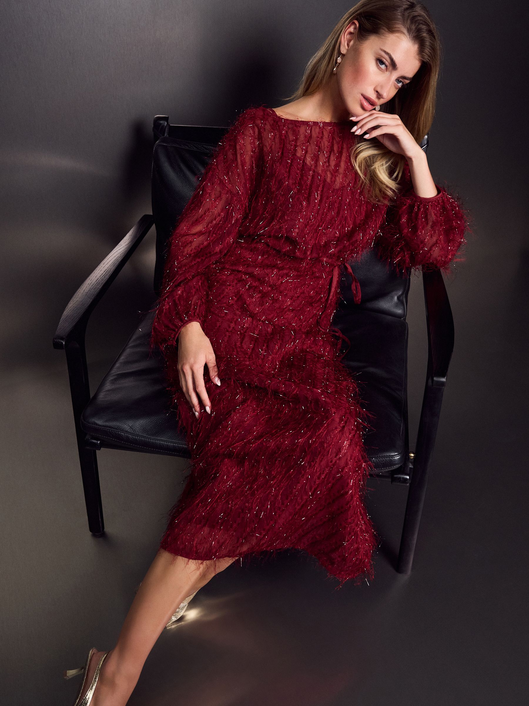 Red sequin maxi dress uk discount