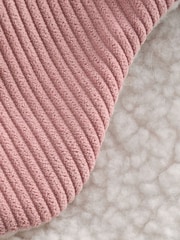 Pink Corduroy Trapper Hat (3mths-10yrs) - Image 5 of 6