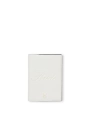 Victoria's Secret Bridal White Stripe Passport Holder - Image 1 of 4