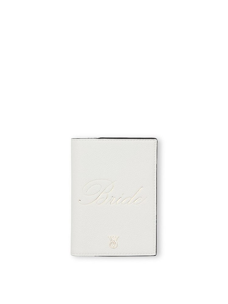 Victoria's Secret Bridal White Stripe Passport Holder - Image 1 of 4