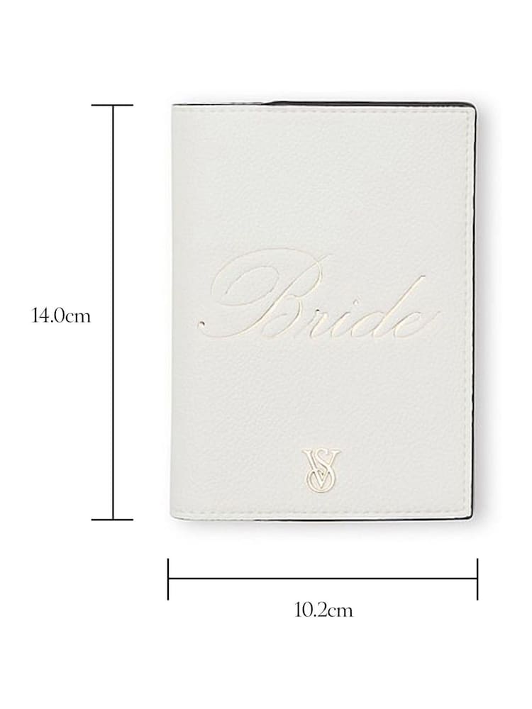 Victoria's Secret Bridal White Stripe Passport Holder - Image 4 of 4