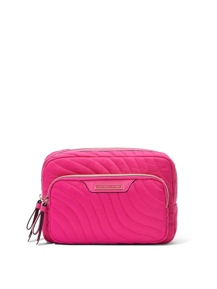 Victoria's Secret Hot Pink Makeup Bag - Image 1 of 3