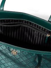 Victoria's Secret Black Ivy Green Tote Bag - Image 4 of 5