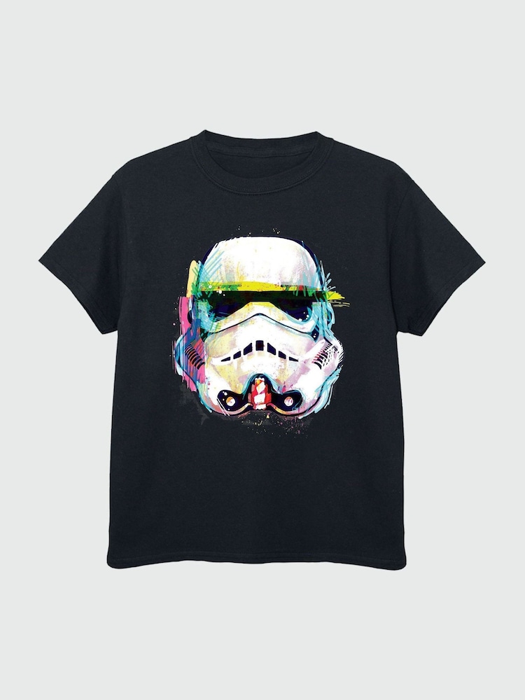 Brands In Black Star Wars Command Stormtrooper Art Boys 100% Cotton T-Shirt - Image 2 of 3 Brands In Black Star Wars Command Stormtrooper Art Boys 100% Cotton T-Shirt - Image 2 of 3