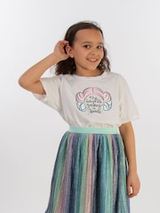 Brands In White 100% Cotton Star Wars Princess Leia Future Of The Galaxy Girls T-Shirt - Image 1 of 3