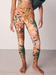 Tropical Print Dry Tech Sports Leggings - Image 2 of 7
