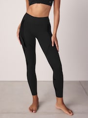 Black Dry Tech Sculpt and Lift Leggings - Image 4 of 8