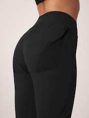 Black Dry Tech Sculpt and Lift Leggings - Image 6 of 8