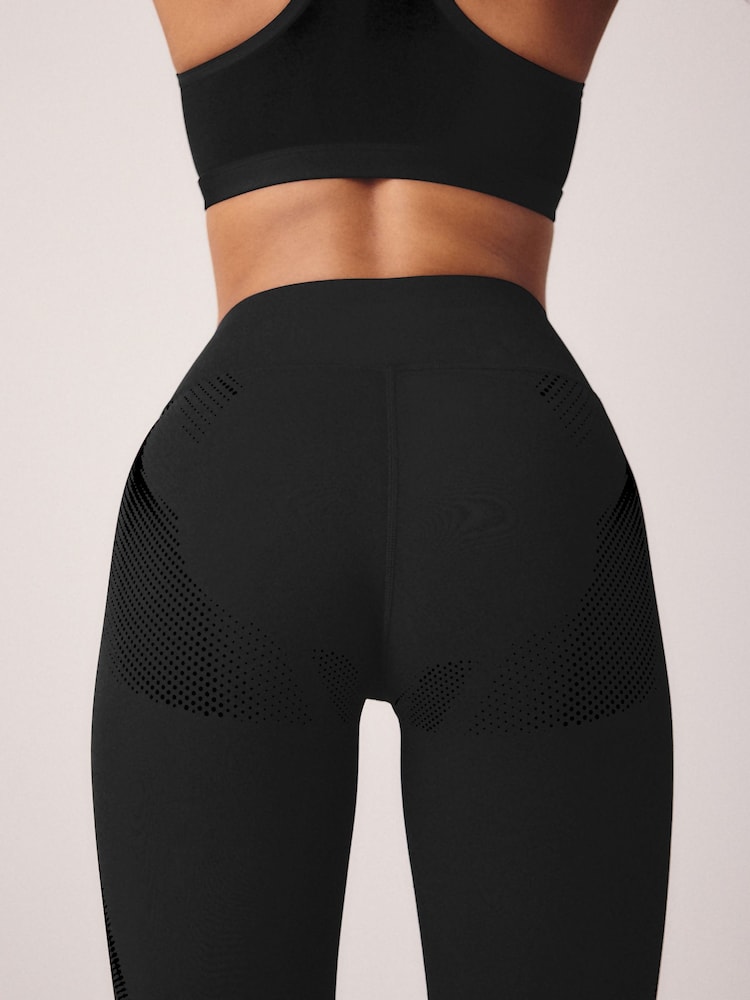 Black Dry Tech Sculpt and Lift Leggings - Image 8 of 8