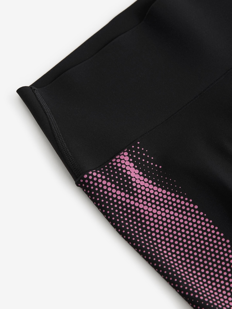 Black/Pink Dry Tech Sculpt and Lift Leggings - Image 11 of 11