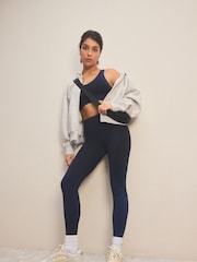 Navy Seamfree Sports Leggings - Image 2 of 5