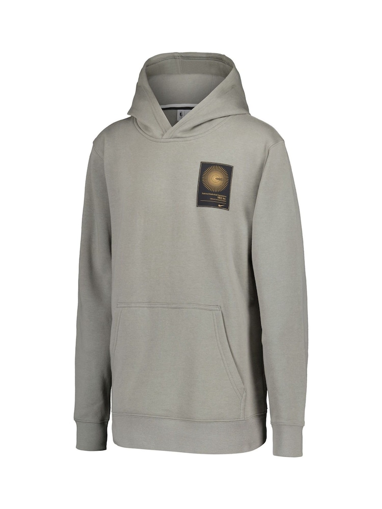 Fanatics Grey NBA Team 31 Club Fleece Pullover Youth Hoodie - Image 2 of 3